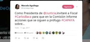 Marcela Agui&ntilde;aga: "'Capaya' tiene que responder, &iexcl;no habr&aacute; impunidad!"