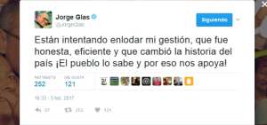 Jorge Glas asegura que est&aacute;n intentando "enlodar" su gesti&oacute;n