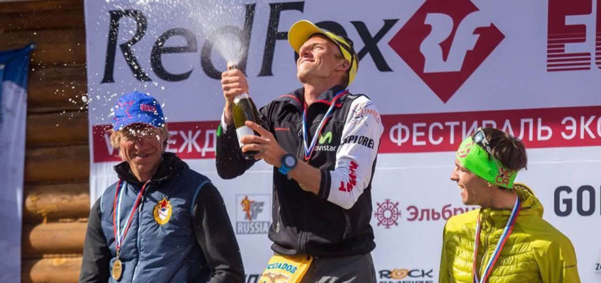 Karl Egloff (centro) logr&oacute; el primer lugar de la prueba y super&oacute; a Vitaly Shkel (izq.) y a Pascal Egil.