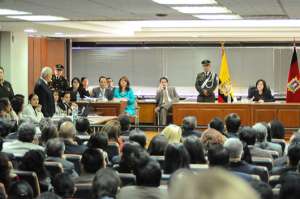 Una de las audiencias del caso de lesa humanidad en la Corte Nacional de Justicia. FOTO: ANDRES DARQUEA 