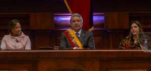 Len&iacute;n Moreno rindi&oacute; este jueves 24 de mayo su primer Informe a la Naci&oacute;n. 