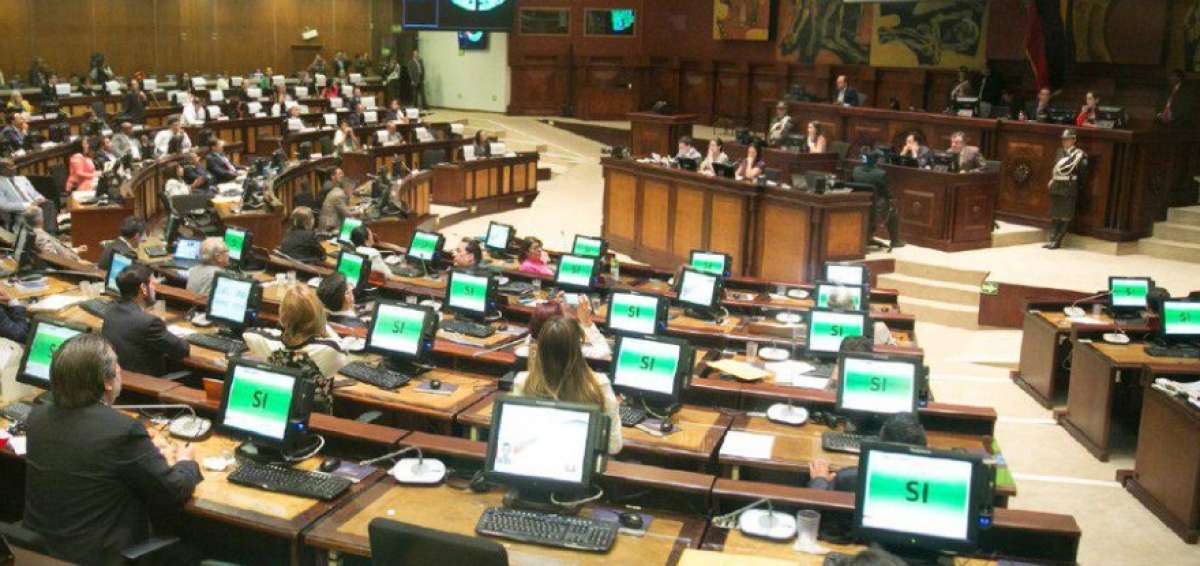 El pleno de la Asamblea Nacional durante la votaci&oacute;n.