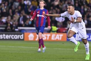 Mbappé anotó el tercer gol del PSG