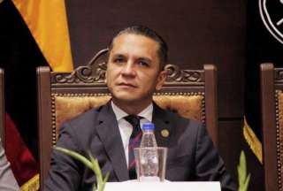 Wilman Terán, presidente del Consejo de la Judicatura y quien votó por la destitución de Walter Macías. 