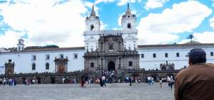 Plaza San Francisco, en pleno Centro Hist&oacute;rico de la capital ecuatoriana.