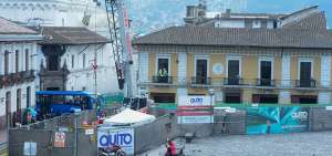 La casa de la esquina entre Benalc&aacute;zar y Sucre fue expropiada para colocar el acceso a la parada San Francisco.