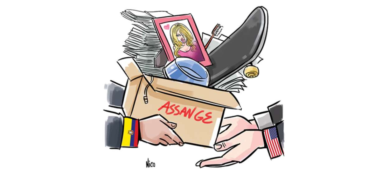 Pertenencias de Assange