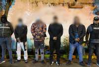 Detienen a cuatro presuntos integrantes de ‘Los Lobos’ en Quito