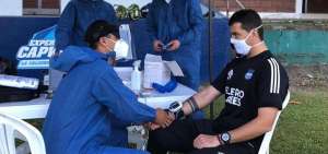 Emelec realiza pruebas m&eacute;dicas a sus jugadores y cuerpo t&eacute;cnico