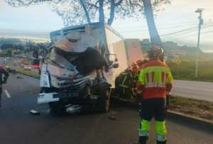 Un choque en la av. Simón Bolívar dejó una víctima fatal este viernes.
