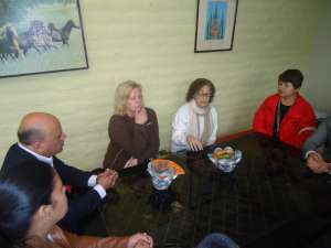 Los delegados de la Unesco se reunieron con las autoridades locales este lunes. FOTO: Elizabeth Maggi/El Tel&eacute;grafo