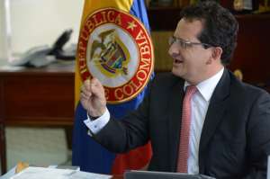 Ricardo Lozano, embajador de Colombia en Quito. Foto: Santiago Aguirre