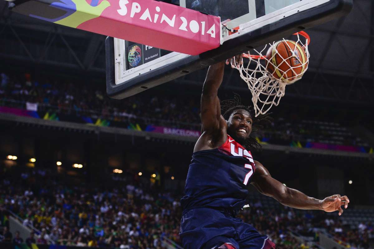Kenneth Faried es una de las piezas fundamentales en el equipo de Estados Unidos. Foto: AFP