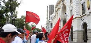 Organizaciones sociales protestaron en contra de las semillas transg&eacute;nicas
