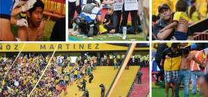 La Sur Oscura caus&oacute; desmanes en el Monumental