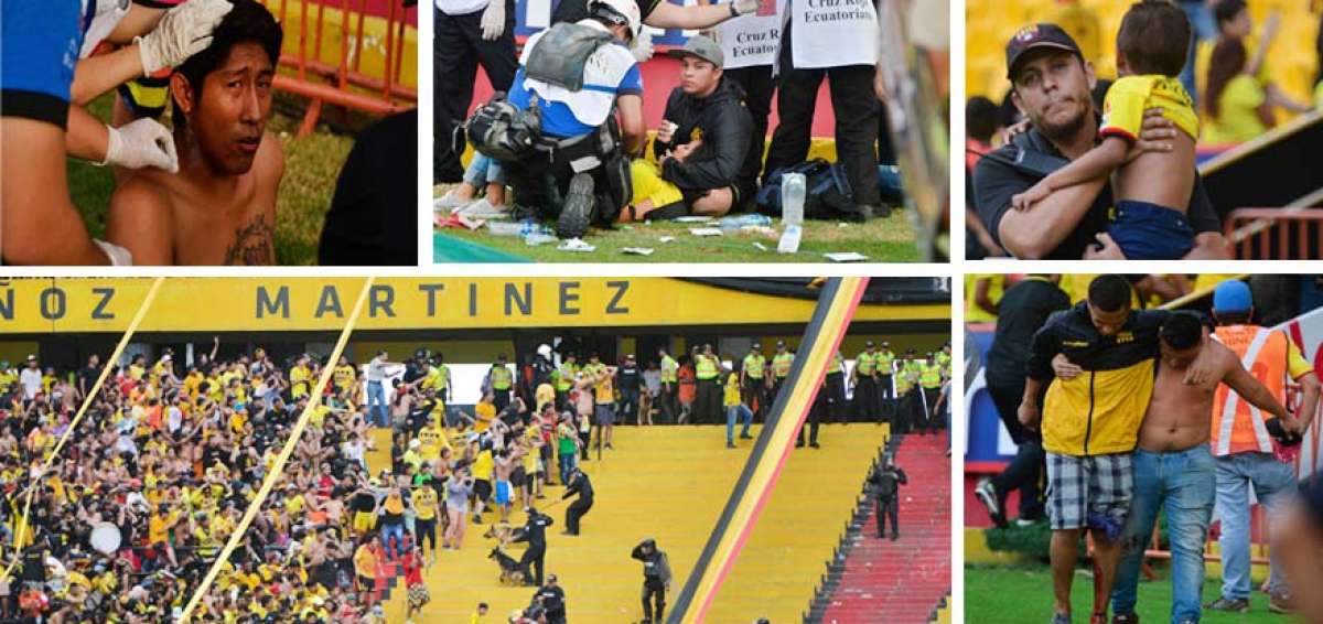 La Sur Oscura caus&oacute; desmanes en el Monumental
