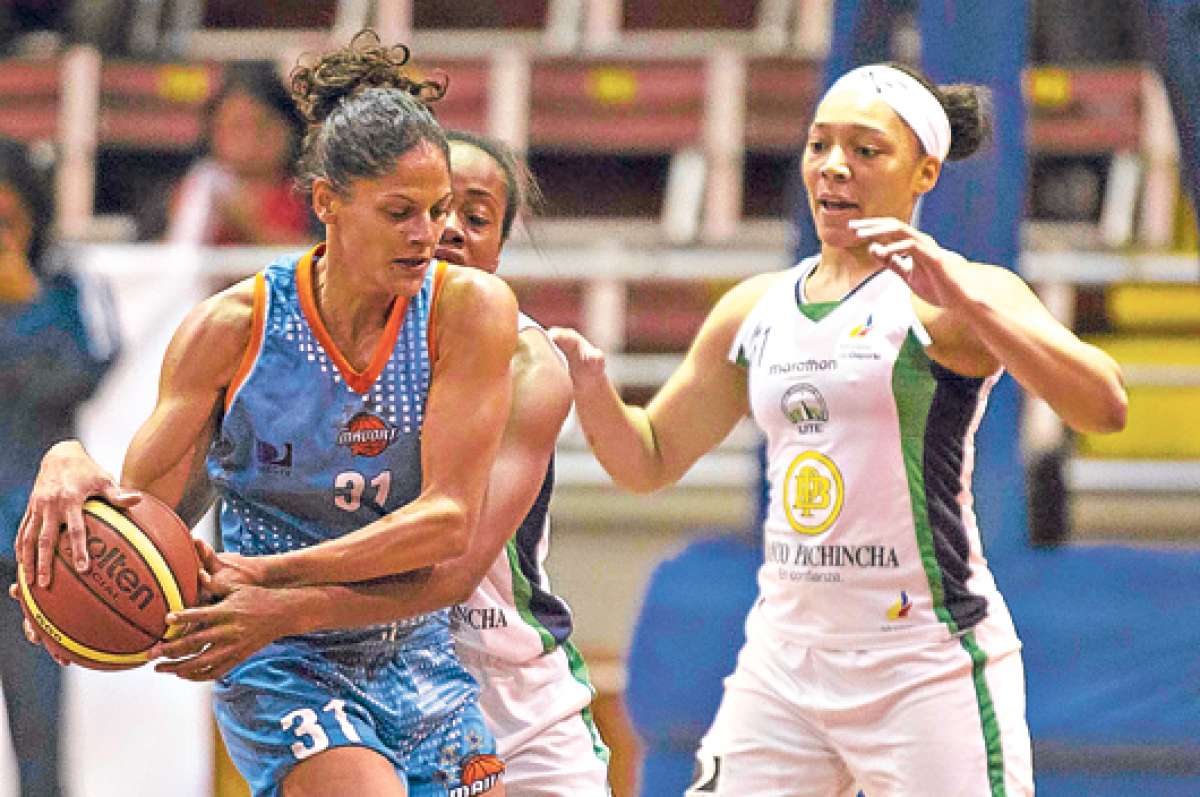 La alera argentina Nathalia R&iacute;os (31) fue una de las figuras del equipo capitalino. Foto: Cortes&iacute;a del Ministerio del Deporte.