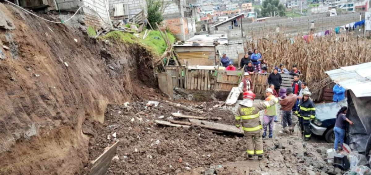 Quito ha sufrido 405 deslizamientos desde octubre