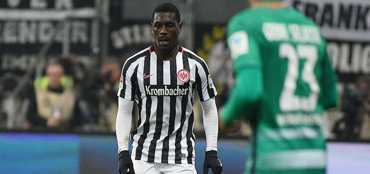 Anderson Ord&oacute;&ntilde;ez jug&oacute; en el empate 2-2 del Eintracht ante Werder