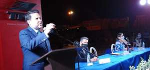 El ministro de Obras P&uacute;blicas, Gabriel Mart&iacute;nez, explic&oacute; el alcance dela obra de ampliaci&oacute;n del  muelle.
