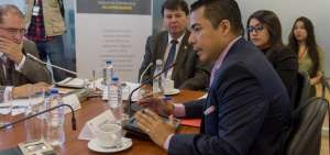 Mauricio Zambrano, miembro de la Comisi&oacute;n Ocasional de Personas Desaparecidas, present&oacute; el informe.