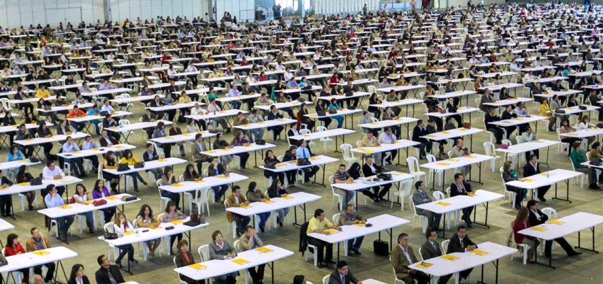 M&aacute;s de 600 abogados se inscribieron en el concurso para elegir a la Corte. Ellos dieron pruebas escritas. 