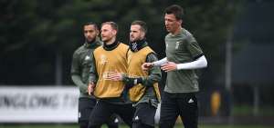 Los jugadores de la Juventus realizaron ayer su &uacute;ltima pr&aacute;ctica, de cara al partido de esta tarde ante Real Madrid. 