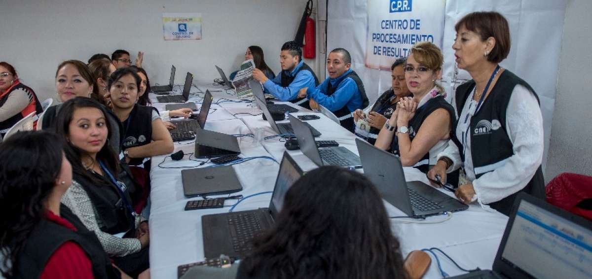 Pichincha registra el 100% de actas de binomio presidencial procesadas