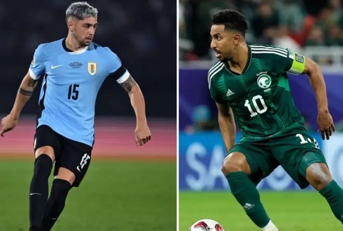 Uruguay y Arabia Saudita se enfrentan este lunes.