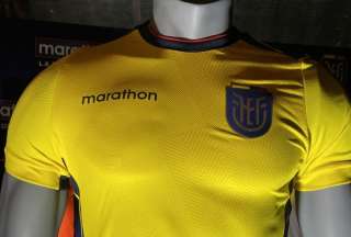 La camiseta oficial de Ecuador para Qatar 2022. 