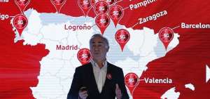 El principal ejecutivo de la operadora telef&oacute;nica Vodafone en Espa&ntilde;a, Antonio Coimbra, habla sobre el proyecto de expansi&oacute;n de la red 5G en el pa&iacute;s.