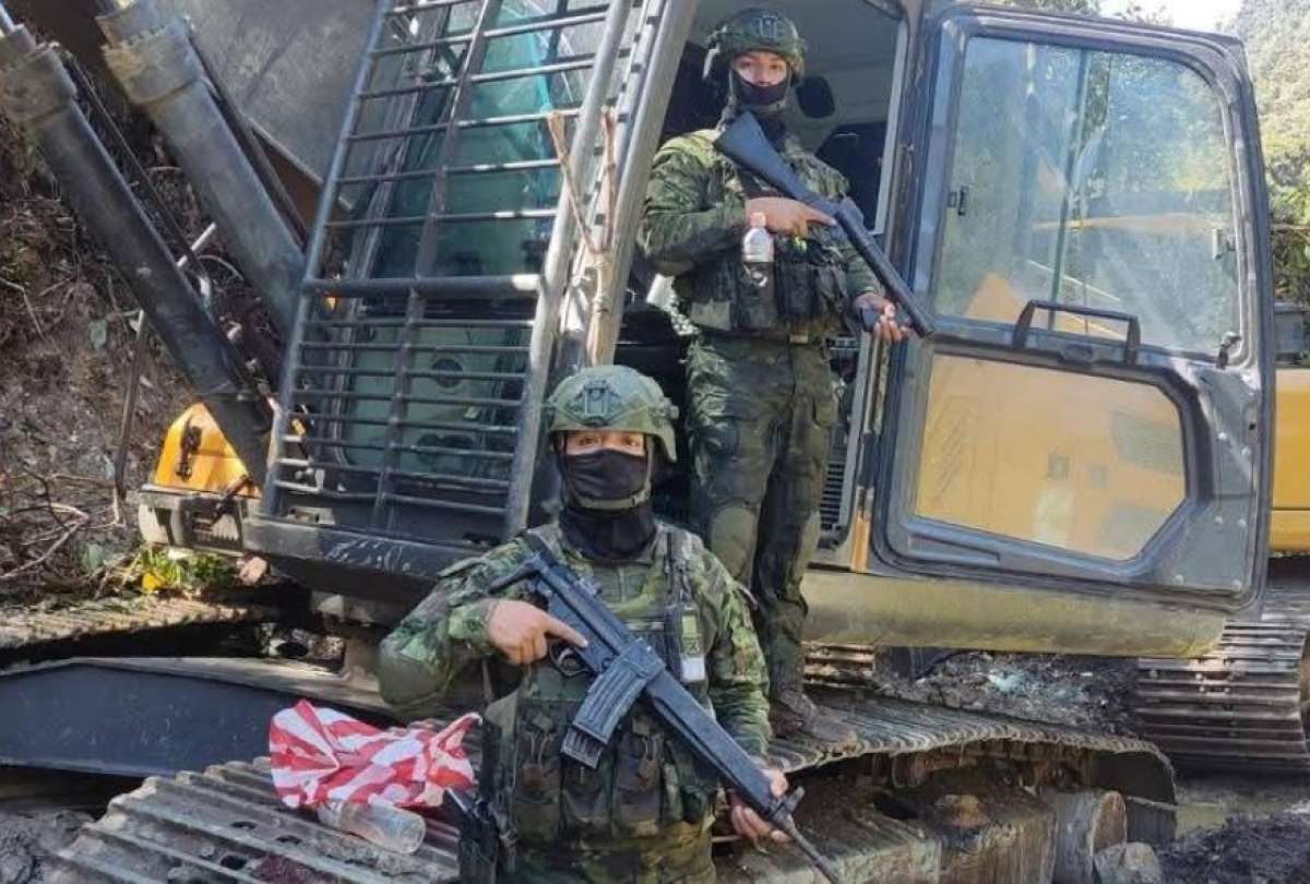 Morona Santiago: destruyen 20 campamentos clandestinos en zona afectada por miner&iacute;a ilegal