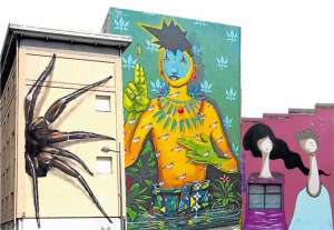 El arte urbano moldea el imaginario del sur