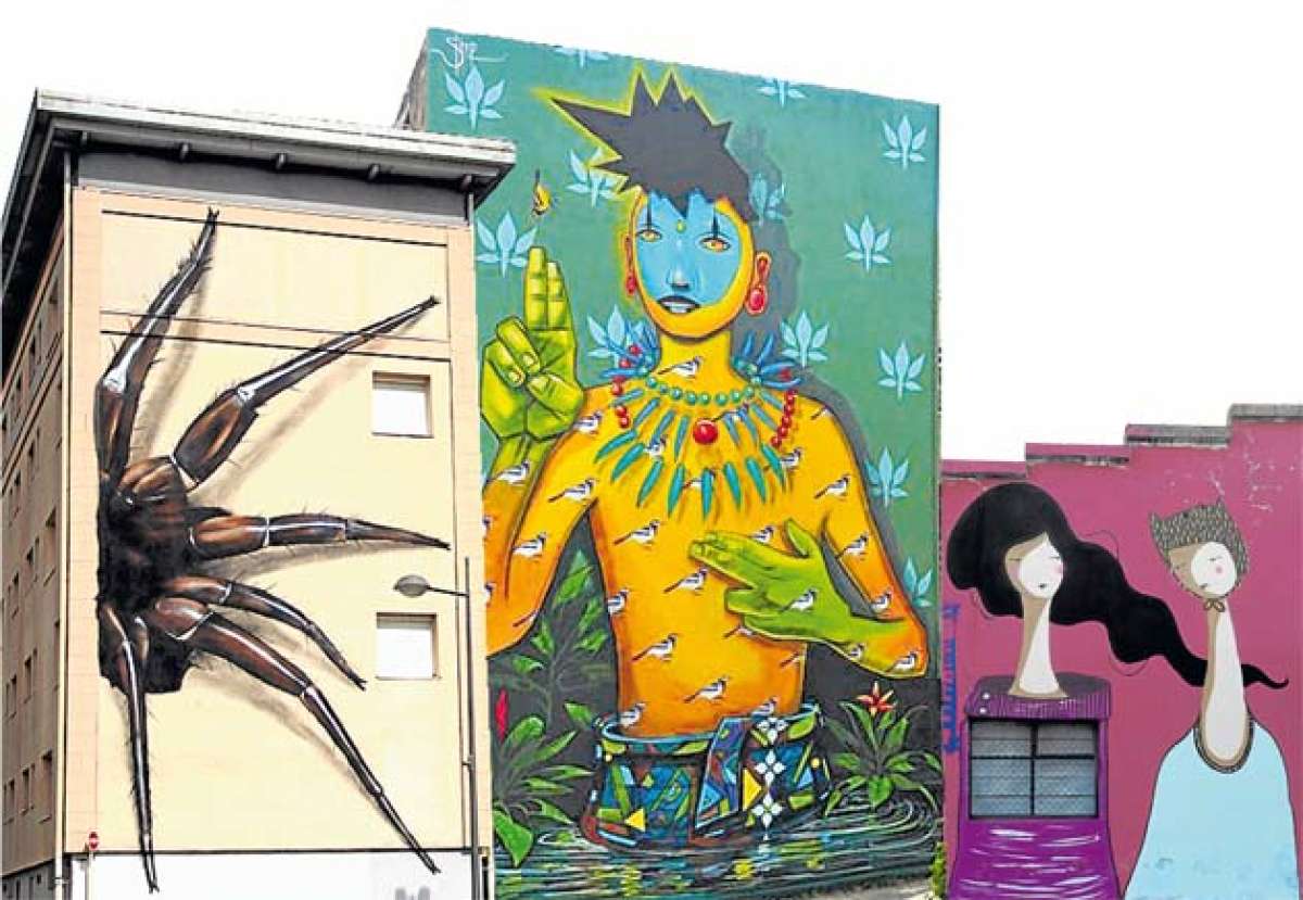 El arte urbano moldea el imaginario del sur