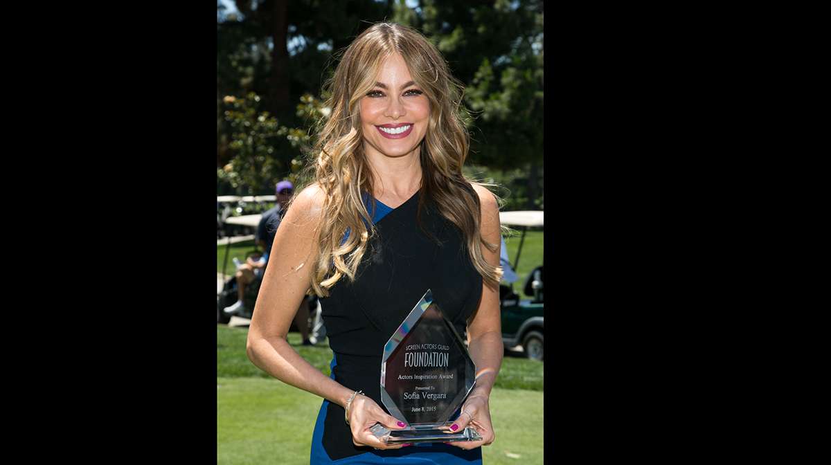 Sindicato de actores de Hollywood honraron a Sof&iacute;a Vergara con el Premio Inspiraci&oacute;n 