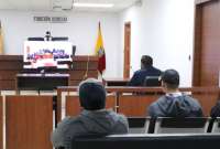 La Fiscalía señaló la decisión de trasladar las investigaciones del caso Nene a la Unidad de Fuero de Corte Nacional de Justicia. Se vinculará a Verónica A. (Foto: audiencia de vinculación de Francisco B.) 