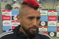 Vidal habló sobre el juego de Independiente del Valle