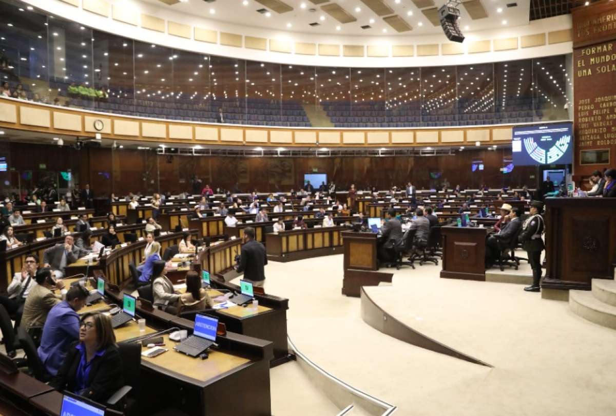 El presidente Daniel Noboa propuso una reducción de las curules de legisladores en la Asamblea Nacional.
