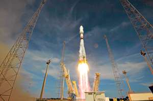 El cohete ruso Soyuz despeg&oacute; el pasado 22 de agosto del centro espacial europeo en Kur&uacute; con dos sat&eacute;lites del sistema de navegaci&oacute;n Galileo. Foto: Tomada de redaccion.xhglc.com.mx