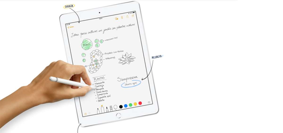 En primera instancia, el Apple Pencil estaba dirigido para el iPad Pro, pero su compatibilidad fue modificada por la gigante estadounidense.