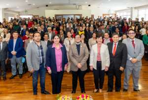 El ministro de Educación, Daniel Calderón, lideró el evento en el que participaron 200 rectores, decanos y estudiantes de universidades.