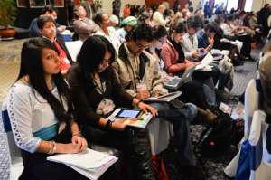J&oacute;venes de m&aacute;s de 12 pa&iacute;ses de Am&eacute;rica Latina y el Caribe visitan Quito para realizar una agenda conjunta de trabajo, hasta el 14 de mayo. Foto: &Aacute;lvaro P&eacute;rez |  El Tel&eacute;grafo
