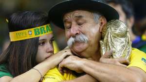 Clovis Fern&aacute;ndes tras la goleada que sufri&oacute; Brasil a manos de Alemania en el Mundial. Foto: Internet