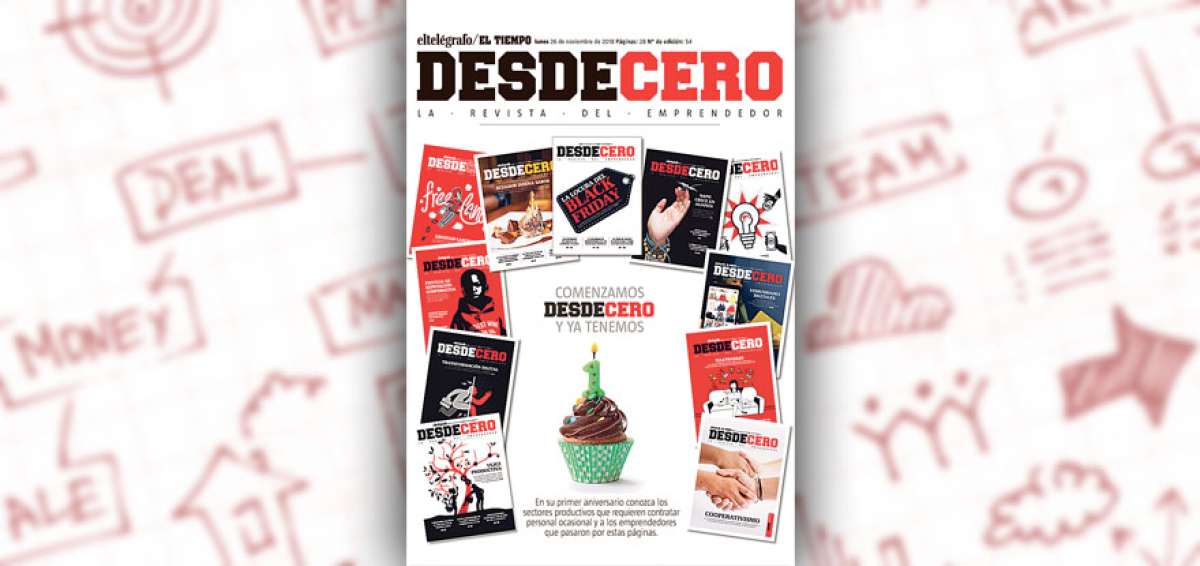 Portada de la edici&oacute;n 54 del suplemento dedicado a los emprendedores de Ecuador. Circular&aacute; el lunes 26 de noviembre.