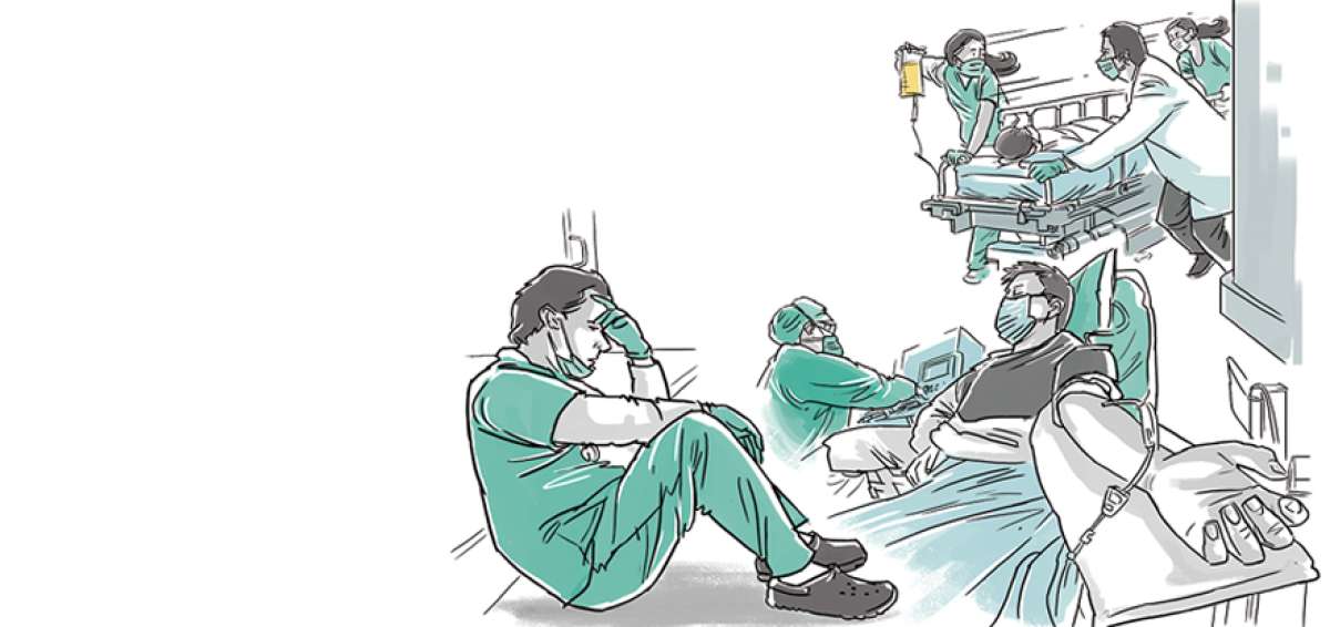 M&eacute;dicos y su tit&aacute;nica batalla para salvar vidas del covid-19