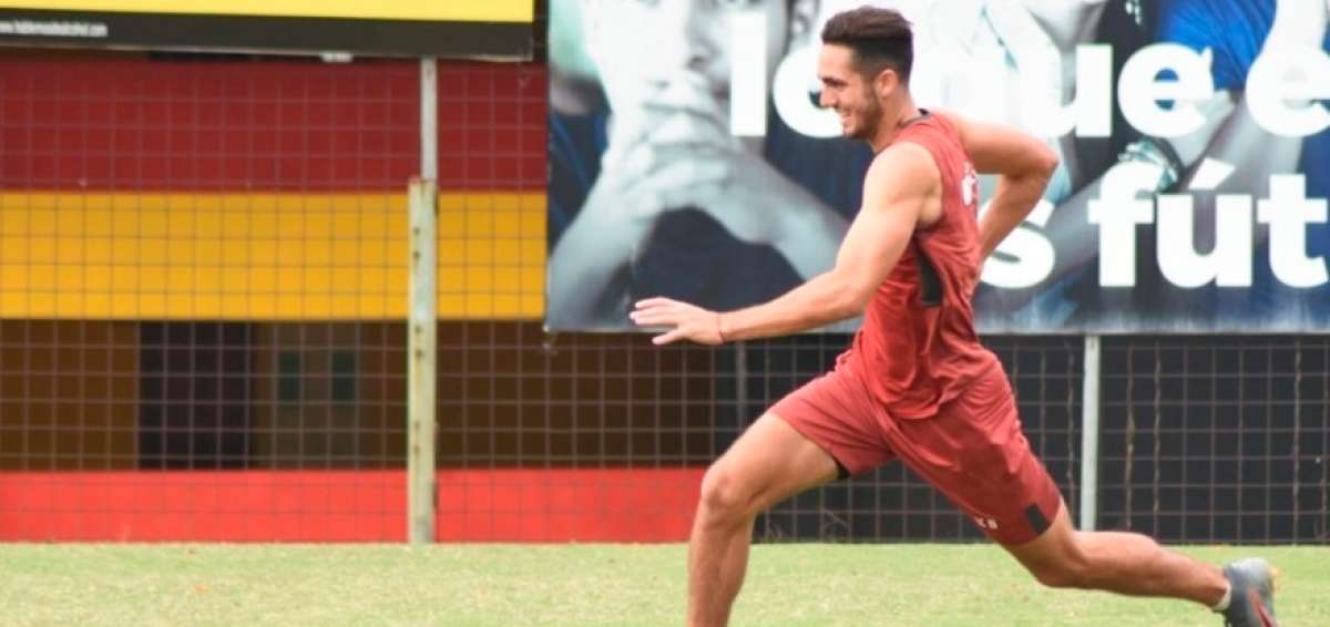Leonardo Campana volvi&oacute; a los entrenamientos de Barcelona