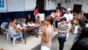 En Santa Rita (Esmeraldas) se suspendieron los comicios. En el resto de la provincia el proceso se desarroll&oacute; con normalidad. Foto: Eduardo Escobar