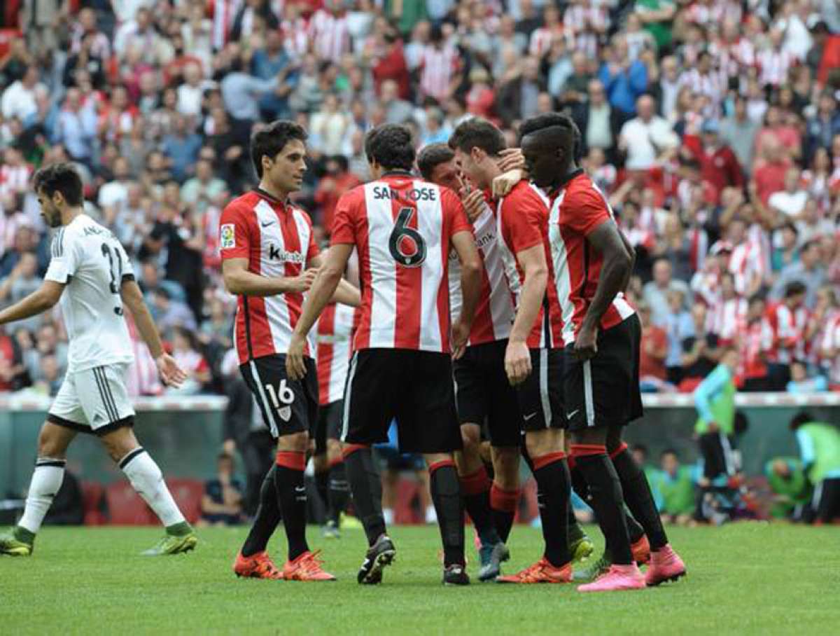 Athletic vence 3-1 al Valencia y sale de puestos de descenso