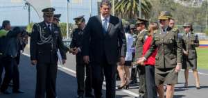 El ministro del Interior, Mauro Toscanini, particip&oacute; este mi&eacute;rcoles 6 de mayo en la ceremonia de de posesi&oacute;n del nuevo Comandante General de la Polic&iacute;a.