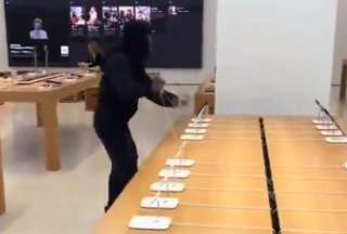 Sujeto roba 49 celulares de una tienda Apple en California